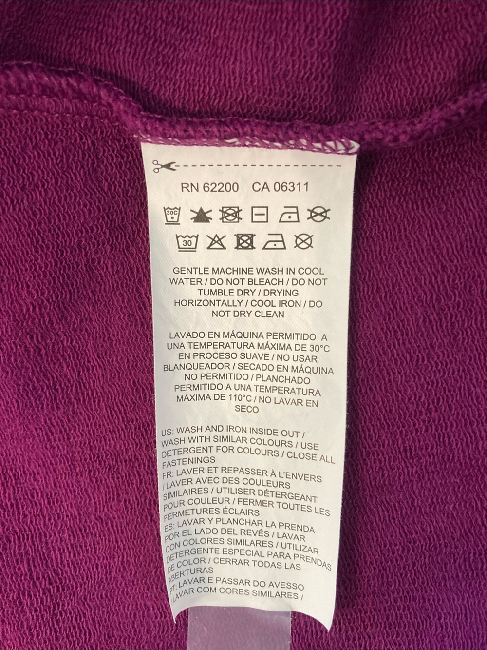 Puma Womens Transition Crop Hoodie Purple 1/4 Zip Pullover Sweatshirt Activewear - Picture 4 of 8